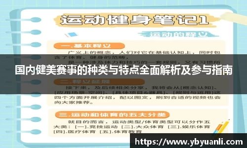 国内健美赛事的种类与特点全面解析及参与指南